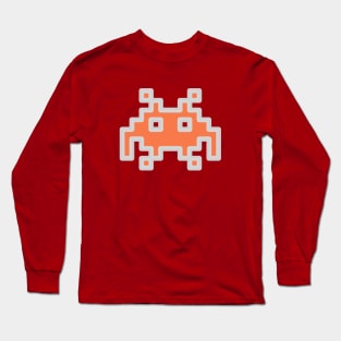 Alien Invader.Peach. Long Sleeve T-Shirt